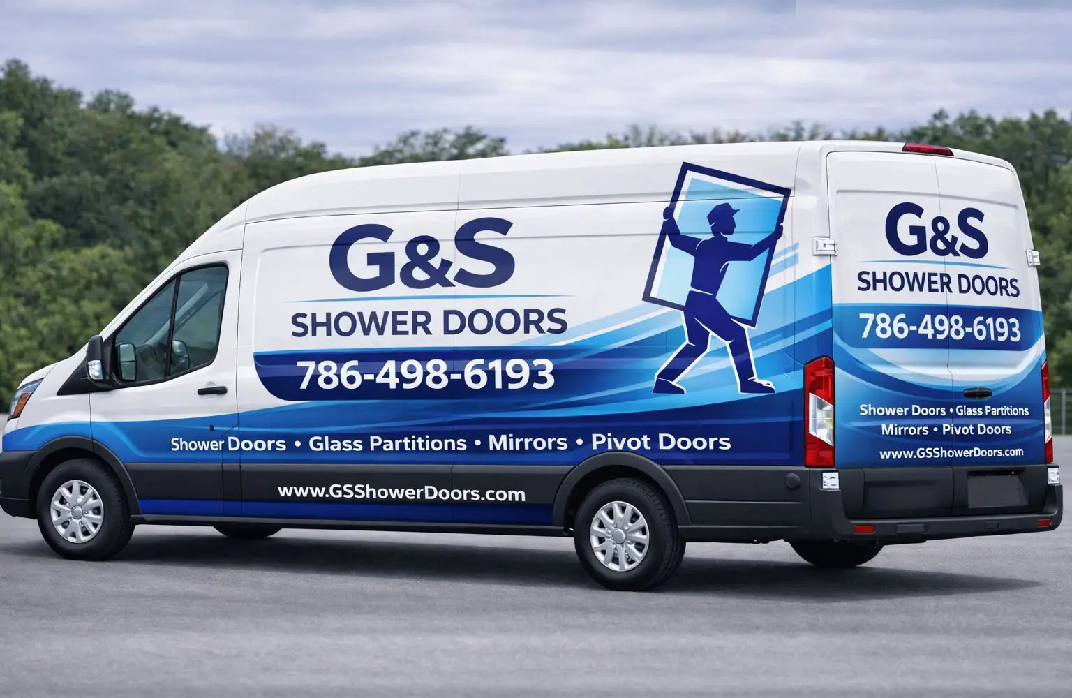 GS Shower Doors Work Van